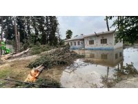 Osmaniye’de sağanak yağmur sonrası kanal taştı, evleri su bastı