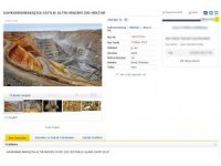 Sahibinden satılık ‘altın madeni’ ilanı şaşırttı