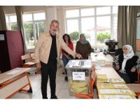 Belediye başkanları oylarını kullandı