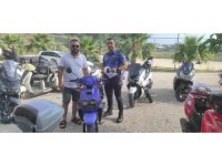Çalınan motosiklet 11 gün sonra bulunup sahibine teslim edildi