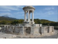 Kibyra Antik Kenti’nin eşsiz çeşmesi görenleri hayran bırakıyor