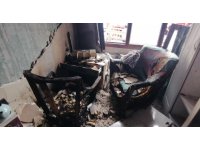 Şarjda ısınıp patlayan telefon evin içerisini savaş alanına çevirdi