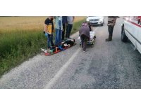 Motosikletler kafa kafaya çarpıştı: 4 yaralı