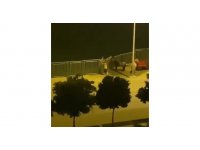 Hırsızlar şehrin göbeğinde sulama kanalının korkuluklarını böyle çaldılar