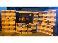 Hatay’da 750 bin adet kaçak makaron ele geçirildi