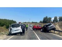 Mersin’de zincirleme trafik kazası: 9 yaralı