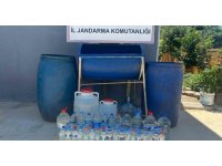 Adana’da bin 50 litre sahte içki ele geçirildi