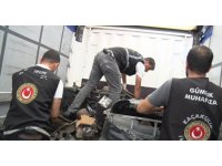 İthalatı yasak motor blokları ve şanzımanlar ele geçirildi