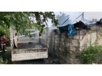 Osmaniye’de kullanılmayan kerpiç evde çıkan yangın korkuttu