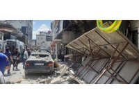 Deprem bölgesi Osmaniye’de 4 katlı bina çöktü, 3 kişi yaralandı