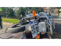 Antalya’da iki kardeş motosiklet kazasında yaralandı