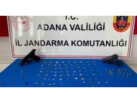 Adana’da 8’i gümüş yüzük 104 adet tarihi eser ele geçirildi