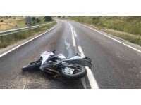 Tırla çarpışan motosiklet sürücüsü öldü