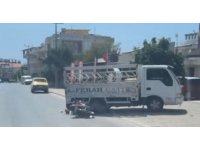 Gazipaşa’da meydana gelen kazada motosiklet sürücüsü yaralandı