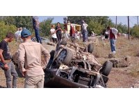 Osmaniye’de otomobil şarampole devrildi, 2 yaralı
