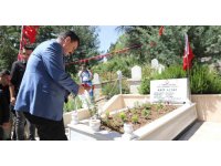 Burdur’da 15 Temmuz şehidi mezarı başında anıldı