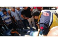 Burdur’da otomobille çarpışan motosiklet sürücüsü yaralandı