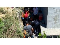 Çalıştığı inşaattan düşen genç yaralandı