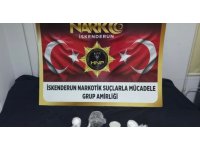 İskenderun’da şüpheli şahsın üzerinden 480 gram metanfetamin çıktı