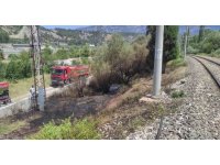 Mesire alanında çıkan yangın söndürüldü