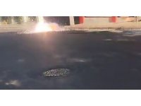 Kopan elektrik kabloları çevreye korku saçtı