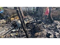 Isparta’da çıkan yangında 9 keçi telef oldu