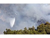 Kemer’de orman yangını 35’inci saatinde devam ediyor