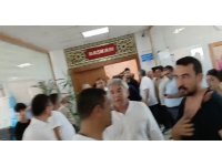 Mecliste tartışma başladı, başkanın makam odasında yumruklar konuştu