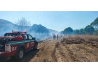 Isparta’da otluk alanda yangın