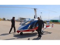 Antalya’da ormanlık alanlar gyrocopter ile havadan denetlendi