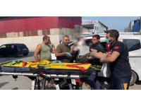 Trafik kazasında 2 kız çocuğu yaralandı