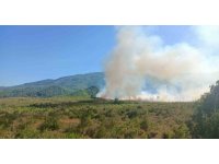 Burdur’da orman yangını havadan ve karadan müdahale ile kontrol altına alındı.