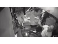 Isparta’da otobüs şoförüne saldırı güvenlik kamerasına yansıdı