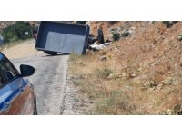 Isparta’da traktör devrildi: 3 yaralı