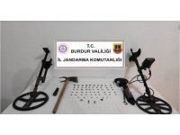 Burdur’da 56 adet sikke ele geçirildi