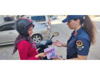 Jandarmadan vatandaşlara KADES bilgilendirmesi