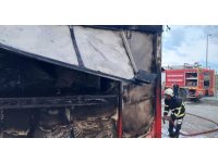 Hatay’da işyeri yangını söndürüldü