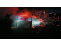 Hatay’da çadırda yangın