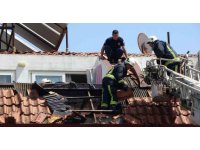 Otel personel lojmanında 1 yılda çıkan ikinci yangın kokuttu