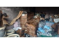 Hatay’da depo yangını söndürüldü