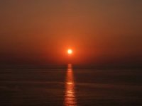 Hatay’da gün batımı görsel şölen oluşturdu