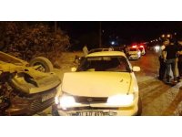 2 aracın çarpıştığı kazada 4 kişi yaralandı