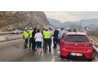 Antalya’da 5 araçlı zincirleme kaza: Karayolunda uzun araç kuyruğu oluştu