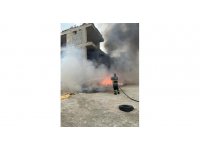 Hatay’da iş yeri yangını