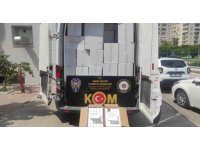 Adana’da 31 milyon kaçak makaron ele geçirildi