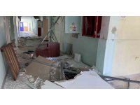 Mülk sahibi ile işletmeci anlaşmazlığı sebebiyle boşaltılan okulu hırsızlar savaş alanına çevirdi