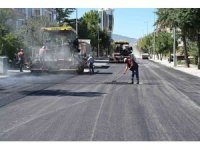 Isparta Belediyesi asfalt ve kaldırım yenileme çalışmaları
