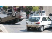 Kahramanmaraş’ta trafik kazası güvenlik kamerasında