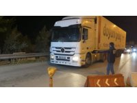 Osmaniye’de durdurulan tırda 45 kilo 750 gram esrar ele geçirildi