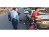 Seyir halindeyken arı sokunca ağaca çarptı